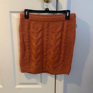 Lavender Moon Knit Skirt (Color Auburn, Size Women’s Medium)